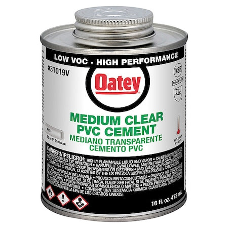 Cement, Brush-Top Can, 16 fl oz, Clear