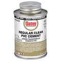 Pipe Cement, Can, 4 fl oz, Clear