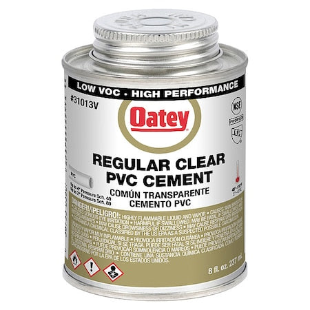 Cement, Brush-Top Can, 8 fl oz, Clear