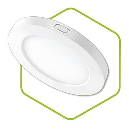Light, LED, Rnd, Mn-Pan, 7"", SM, ETL/ES, 12W, 3K