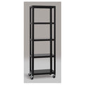 SOHO Mobile Bookcase, 72" H, Black