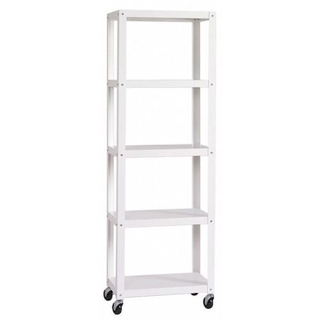SOHO Mobile Bookcase, 72" H, White