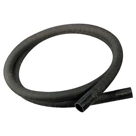 Vacuum Hose, 2 in dia., 16 ft., Black