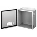 Screw Down Clamps Electrical Enclosures, 16 in H, 8 in D, 14 in W, 12, 13, Steel