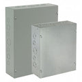 Captive Screws Electrical Enclosures, 8 in H, 6 in D, 8 in W, 1, Steel