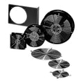 Axial Fan, Square, 24V DC, Cast Aluminum, 4 5/8 in W.