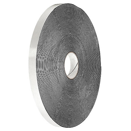 Double-Sided Foam Tape, 1 in W, 5 yd L, 1/16 in, Vinyl, Double-Sided
