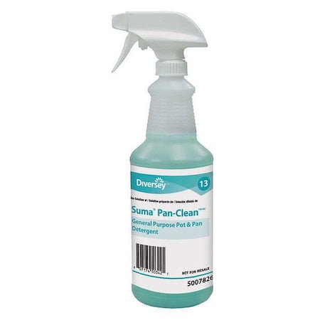 32 oz. Clear, Plastic Trigger Spray Bottle, PK12
