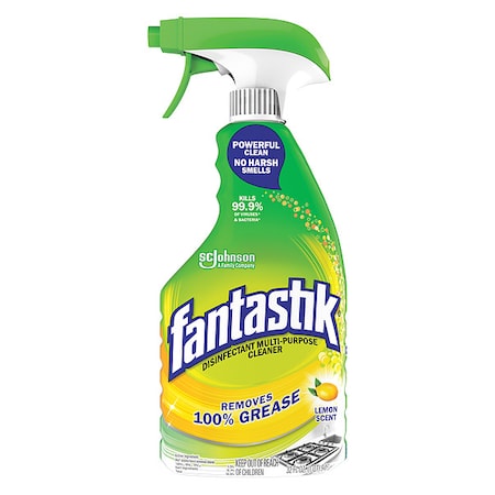 Cleaner and Disinfectant, 32 oz. Trigger Spray Bottle, Unscented, 8 PK