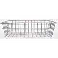 Rectangular Storage Basket, Steel, Silver