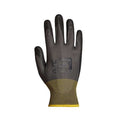 Coated Gloves, Microporous Nitrile, Smooth, Palm, 3 Abrasion Level, Gray, M (8) 12 PK