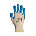 Coated Gloves, Nitrile, Smooth, 4-Mar, 4 Abrasion Level, Blue/White, XS (6) 12 PK