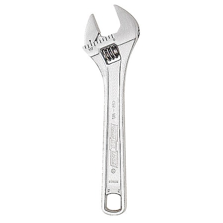 Adj. Wrench, Steel, Chrome Vanadium, 4 1/2"