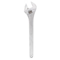 Adj. Wrench, Steel, Chrome Vanadium, 24"