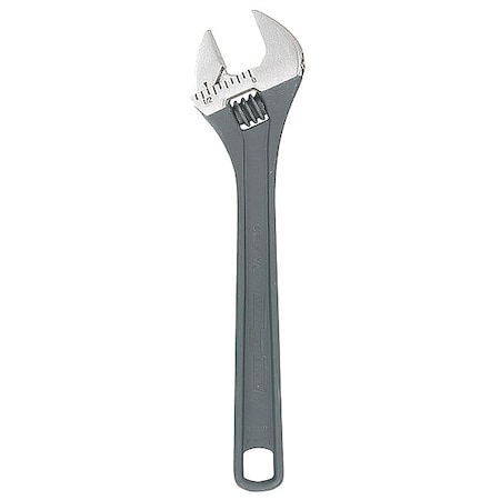 Adj. Wrench, Steel, Black Phosphate, 4"