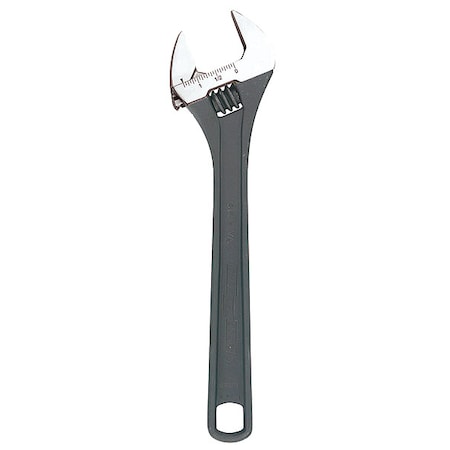 Adj. Wrench, Steel, Black Phosphate, 8"