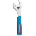 Adj. Wrench, 12", 1-1/2" Cap., Chrome