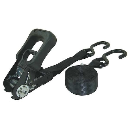 Cargo Strap, Ratchet, 12ft x 1-1/4In, PK2