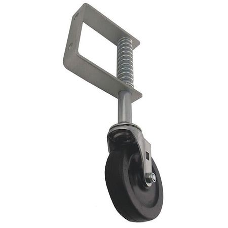 Gate Caster, Rubber, 3 in., 100 lb.