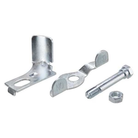 Caster Brake Kit, Over Wheel Strap, 4 in.