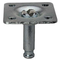 Plate Caster Mount, 1 x 1, 3/16 in., PK5