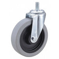 Stem Caster, 5"dia, Polyurethane, 300lb