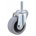 Swivel Stem Caster, Polyurthn, 3 in, 210 lb