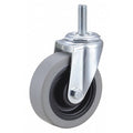Swivel Stem Caster, TPR, 4 in., 300 lb.