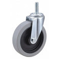 Swivel Stem Caster, Polyurthn, 5 in, 300 lb