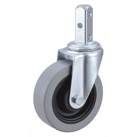 Swivel Stem Caster, Polyurthn, 4 in, 275 lb