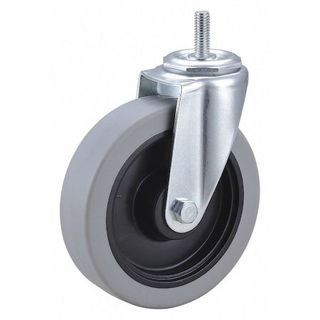 Stem Caster, 5 in Dia, Polyurethane, 300lb