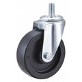 Swivel Stem Caster, Polyolfn, 4 in, 275 lb.