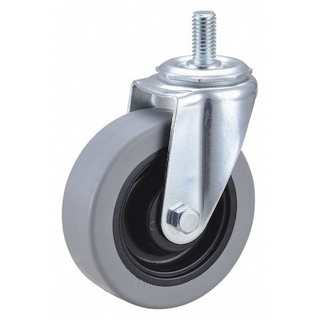 Stem Caster, 4"dia, Polyurethane, 275lb