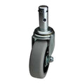 Swivel Stem Caster, TPR, 4 in., 300 lb.