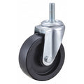Swivel Stem Caster, Polyolfn, 4 in, 350 lb.