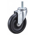Stem Caster, 5 in Dia, Polyolefin, 350lb