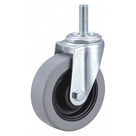Swivel Stem Caster, Polyurthn, 4 in, 350 lb