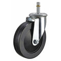 Swivel Stem Caster, Rub, 3-1/2 in., 150 lb.
