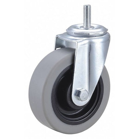 Swivel Stem Caster, TPR, 4 in., 300 lb.