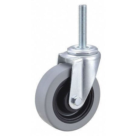 Swivel Stem Caster, Polyurthn, 4 in, 350 lb