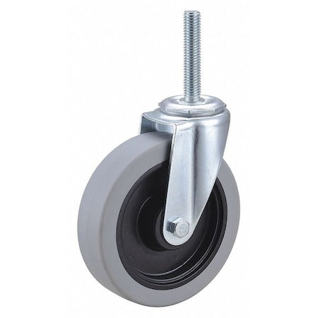 Stem Caster, 5 in Dia, Polyurethane, 350lb
