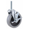 Swivel Stem Caster w/Brake, 5 in, 350 lb.