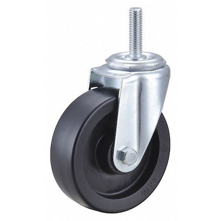 Swivel Stem Caster, Polyolfn, 4 in, 275 lb.
