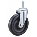 Swivel Stem Caster, Polyolfn, 5 in, 300 lb.