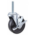 Swivel Stem Caster w/Brake, 4 in., 170 lb.