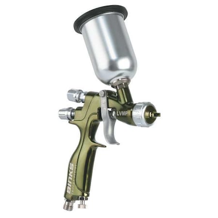 HVLP Spray Gun, Medium, Gravity, 4 oz.