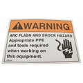 Warning Label,5 x 3-1/2 in.,PK5
