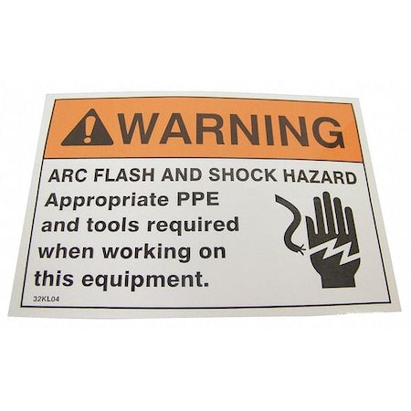 Warning Label,5 x 3-1/2 in.,PK5