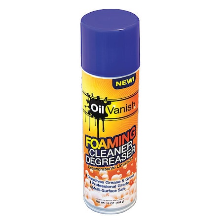 Cleaner/Degreaser, 16 oz, Aerosol Can, Liquid, 12 PK