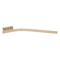 1/4 in W Utility Brush, Medium, 7 3/4 in L Handle, 1 3/8 in L Brush, Brown, Wood